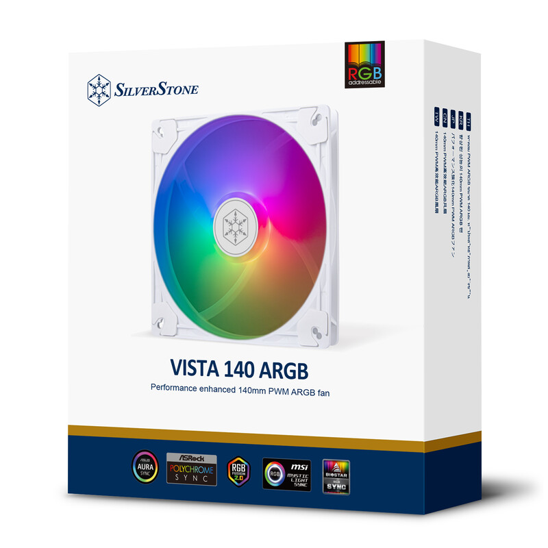 Вентилятор SilverStone Vista VS140W ARGB (SST-VS140W-ARGB)