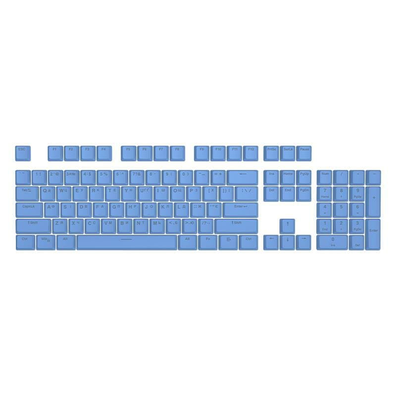 Набор кейкапов Hator PBT UKR/ENG Blue (HTS-138)