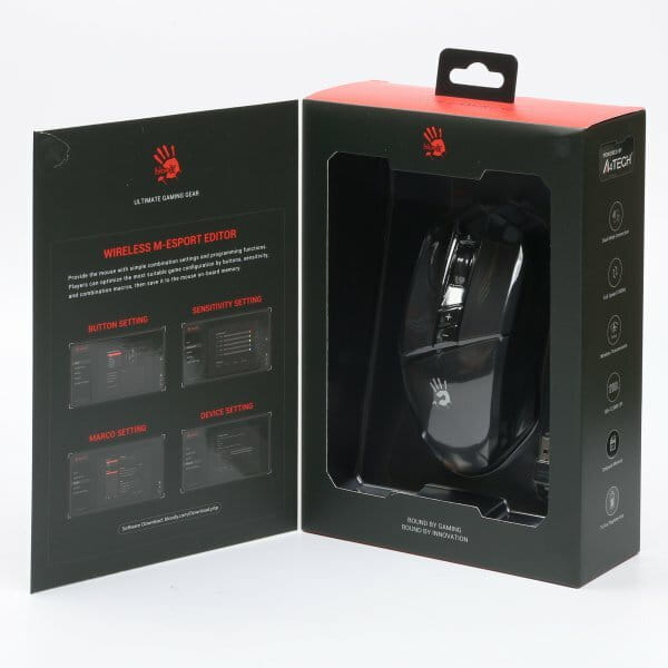 Миша бездротова Bloody R36 Ultra Stone Black