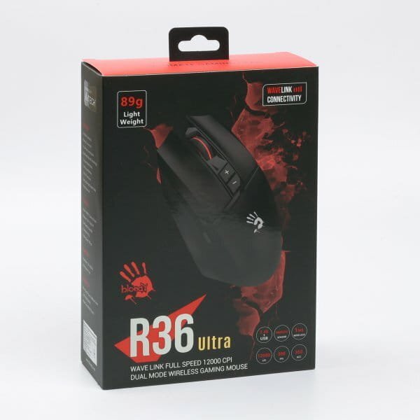 Миша бездротова Bloody R36 Ultra Stone Black