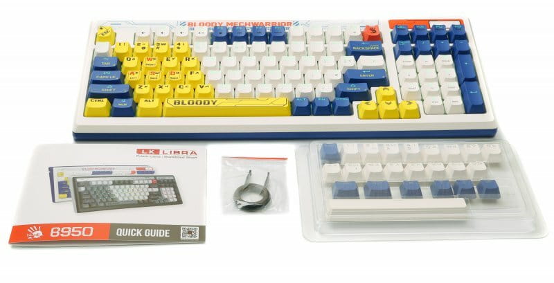 Клавиатура Bloody B950 RGB Warrior Blue