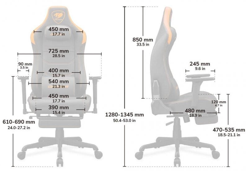 Кресло для геймеров Cougar Armor Evo S