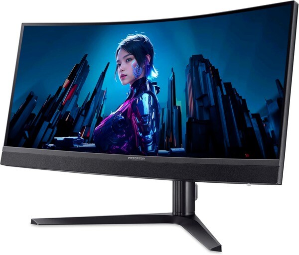 Монитор Acer 34" Predator X34V3bmiiphuzx (UM.CXXEE.301) VA Black Curved 180Hz
