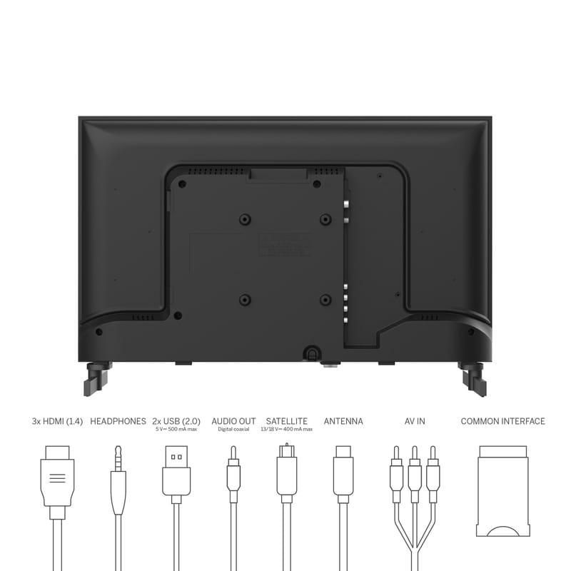 Телевізор Thomson Easy TV 24" HD 24HD2S13