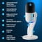 Фото - Микрофон Logitech Yeti GX Dynamic RGB Gaming Mic with Lightsync Off White (988-000576) | click.ua