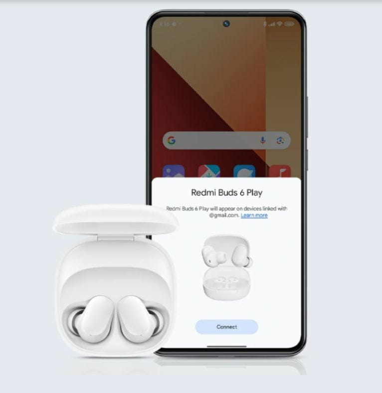 Bluetooth-гарнітура Xiaomi Redmi Buds 6 Play White (BHR8773GL)