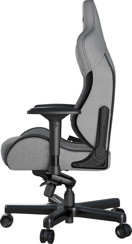 Кресло для геймеров Anda Seat T-Pro 2 Size XL Linen Grey/Black (AD12XLLA-01-GB-F)