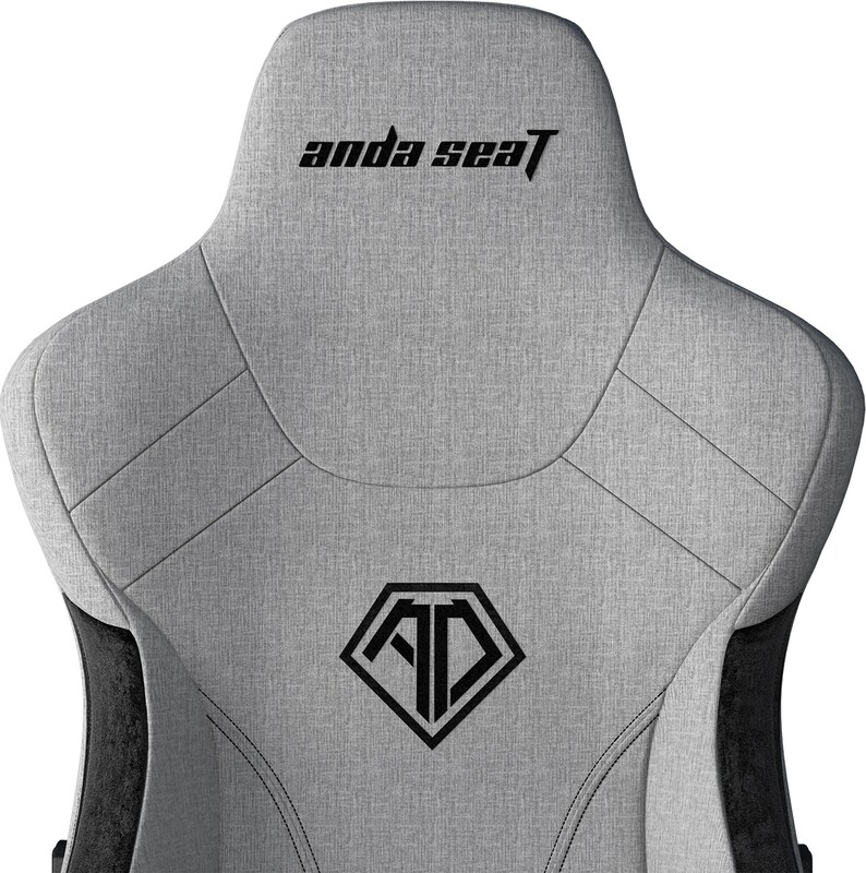 Кресло для геймеров Anda Seat T-Pro 2 Size XL Linen Grey/Black (AD12XLLA-01-GB-F)