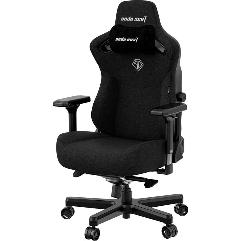 Кресло для геймеров Anda Seat Kaiser 3 Size XL Fabric Black (AD12YDC-XL-01-B-CF)