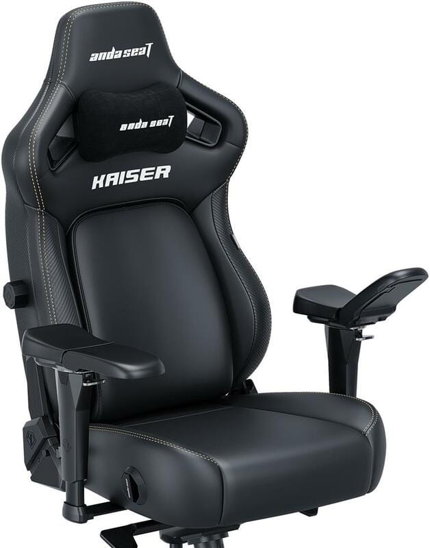 Кресло для геймеров Anda Seat Kaiser 4 Size XL PVC Black (AD12YDDC-XLL-20-B-PV/C)