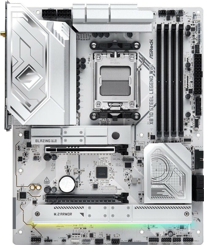 Материнская плата ASRock X870 Steel Legend WiFi Socket AM5