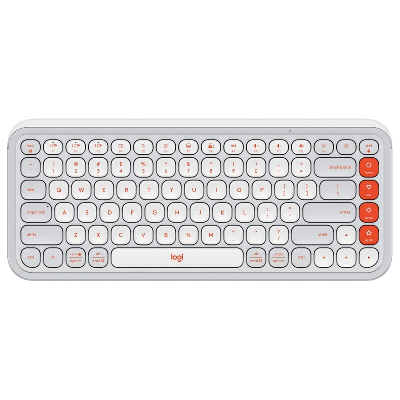 Клавиатура беспроводная Logitech Pop Icon Keys Off White (920-013072)
