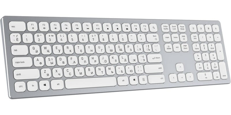 Клавиатура беспроводная OfficePro SK1550W White