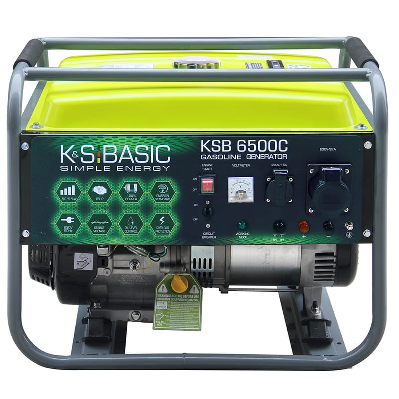Генератор бензиновый Konner&Sohnen KSB 6500C