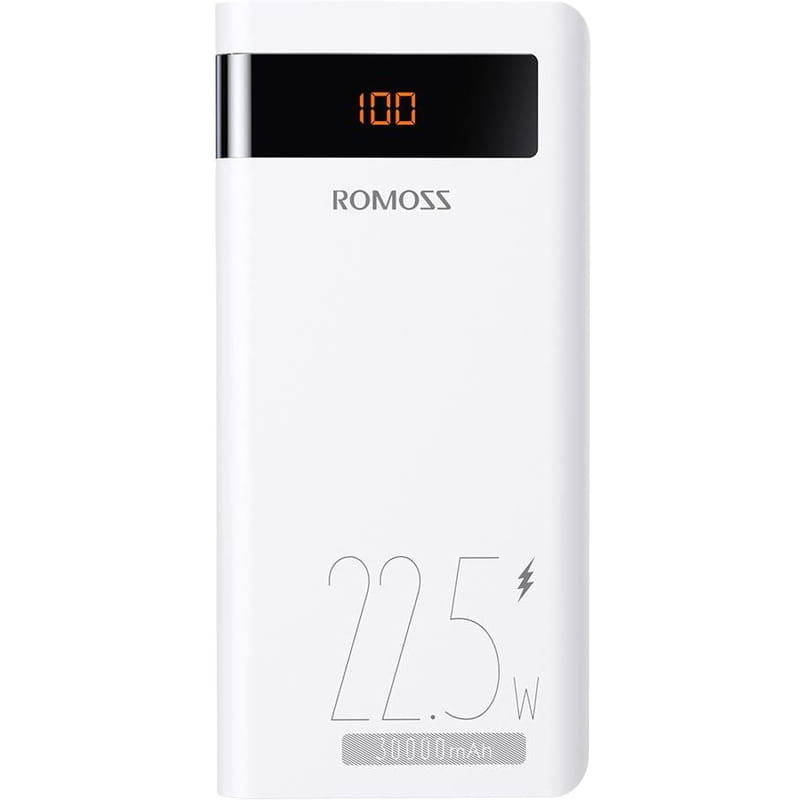 Універсальна мобільна батарея Romoss Sense8PF 30000mAh White (PHP30-852-1735H)