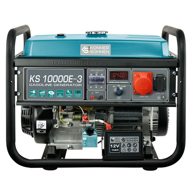 Генератор бензиновий Konner&Sohnen KS 10000E-3