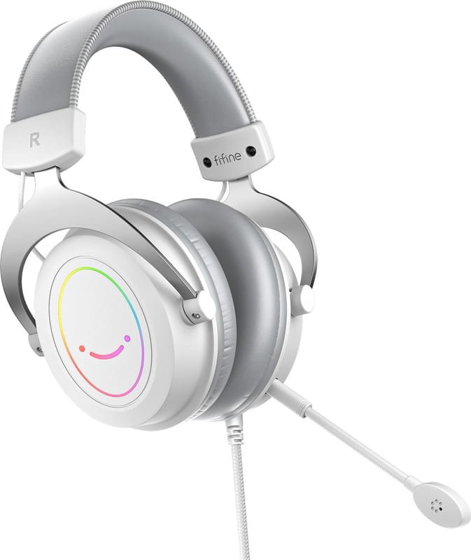 Гарнитура Fifine RGB H3W White