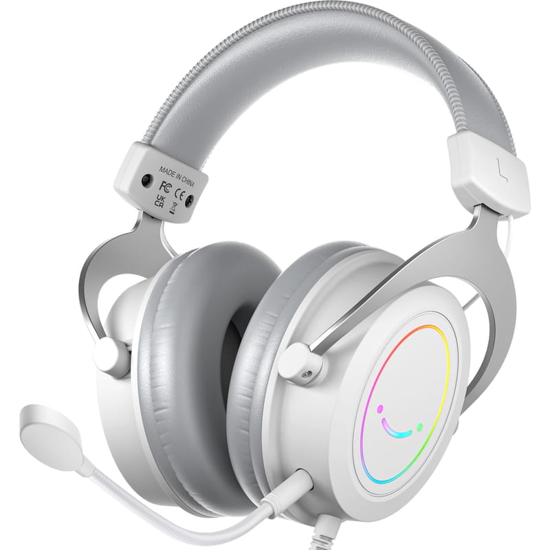 Гарнитура Fifine RGB H3W White