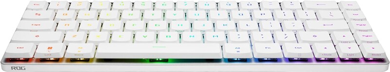 Клавиатура беспроводная Asus ROG Falchion RGB WL BT White (90MP03EC-BKMA10)