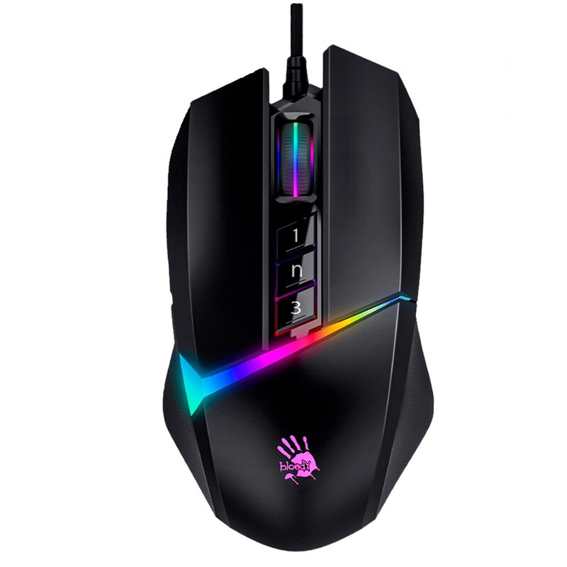 Миша A4Tech Bloody W60 Max Stone Black