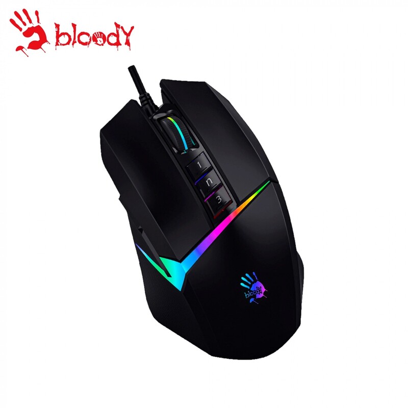 Миша A4Tech Bloody W60 Max Stone Black
