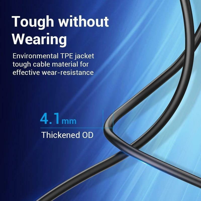 Кабель Vention USB Type-C - USB Type-B (M/M), 1.5 м, Black (CQUBG)
