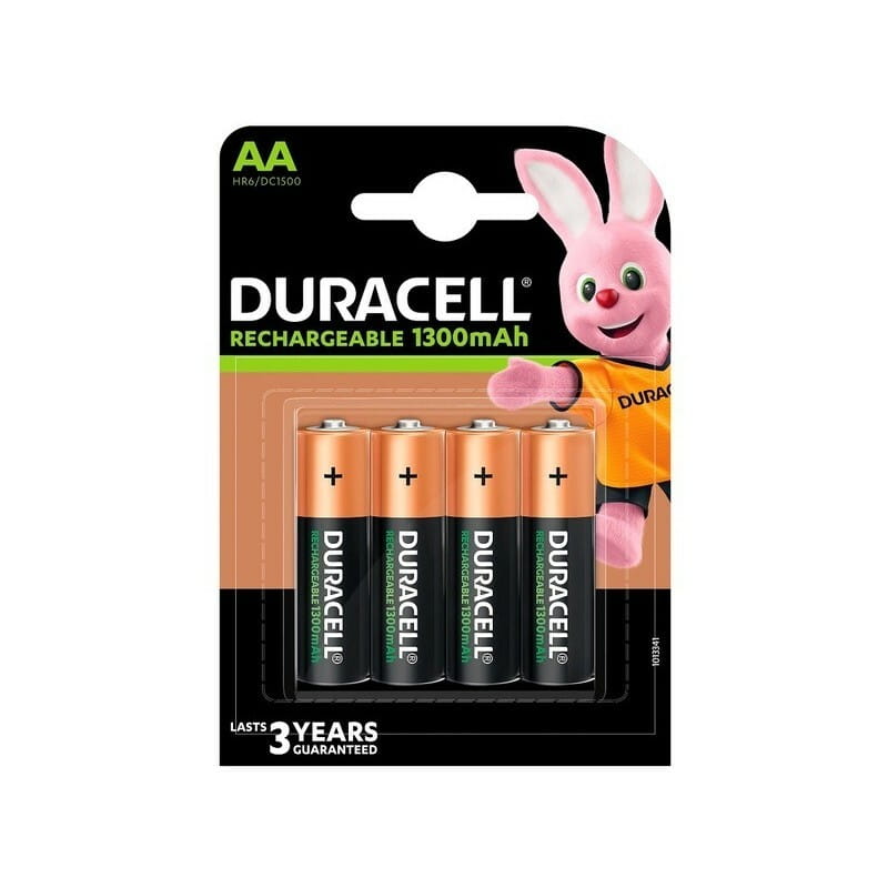 Акумулятор Duracell Rechargeable DC1500 Ni-MH AA/HR6 1300 mAh BL 4шт