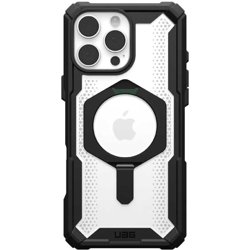 Чeхол-накладка Urban Armor Gear Magsafe для Apple iPhone 16 Pro Max Plasma XTE Black/Clear (11447511404G)