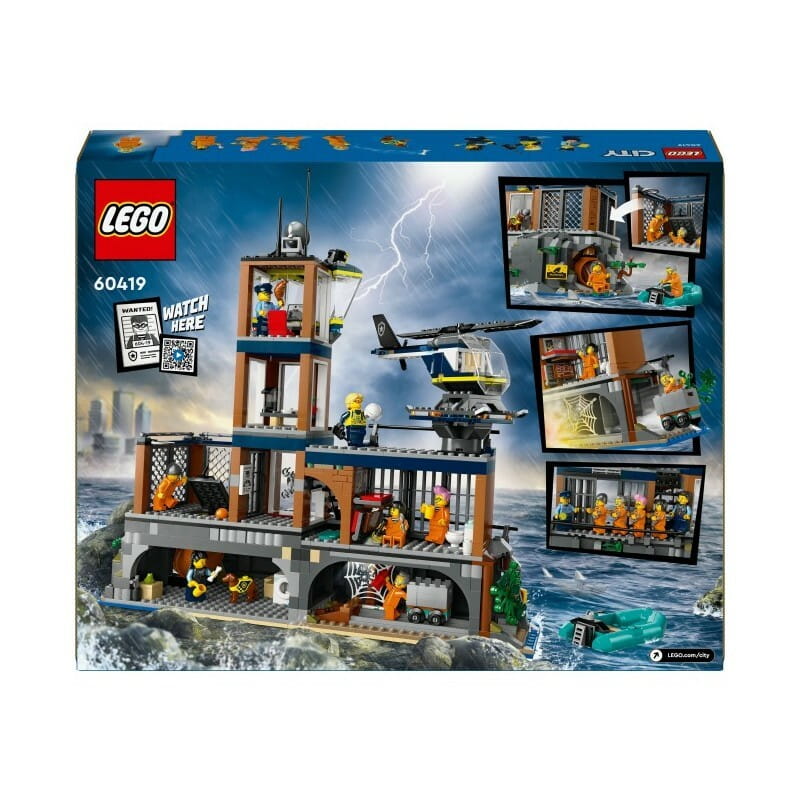 Конструктор LEGO City Поліцейський острів-в`язниця (60419)
