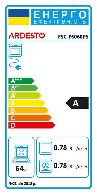 Плита Ardesto FSC-F6060PS