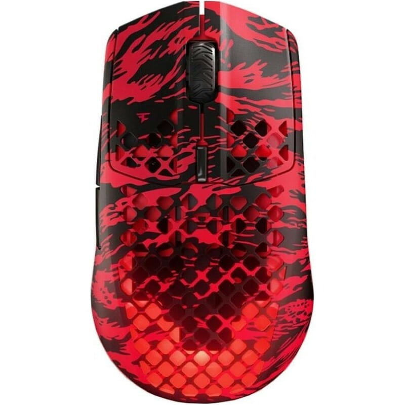Мышь беспроводная SteelSeries Aerox 3 Wireless Faze Clan Edition Black/Red (62609)