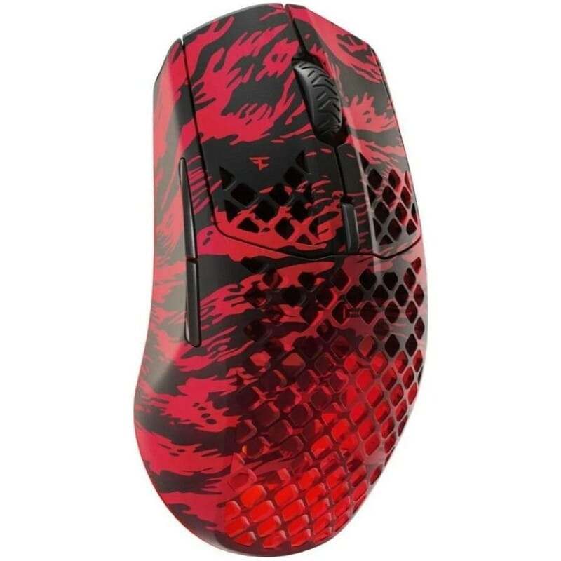 Мышь беспроводная SteelSeries Aerox 3 Wireless Faze Clan Edition Black/Red (62609)