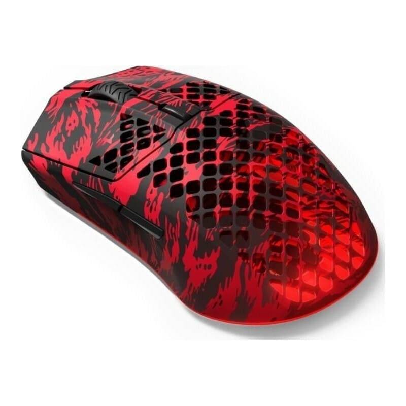 Мышь беспроводная SteelSeries Aerox 3 Wireless Faze Clan Edition Black/Red (62609)