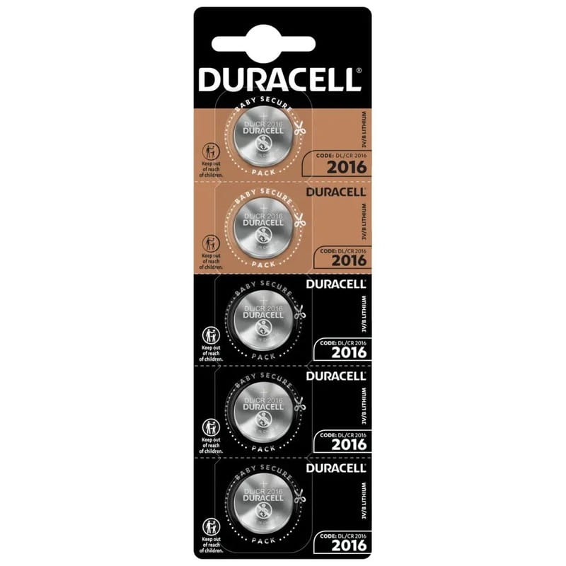 Батарейка Duracell DL2016 DSN 1х5шт