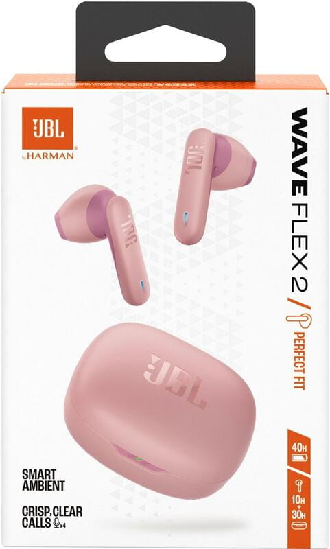 Bluetooth-гарнітура JBL Wave Flex 2 Pink (JBLWFLEX2PIK)