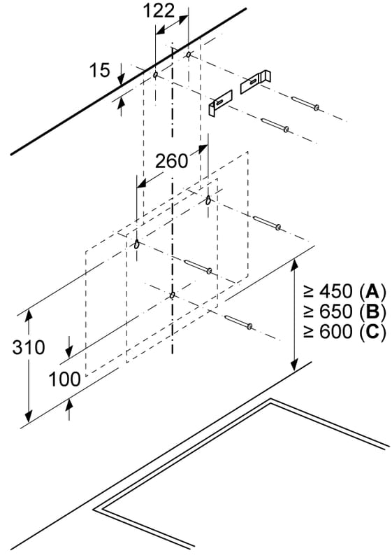 Витяжка Bosch DWK63PJ20T