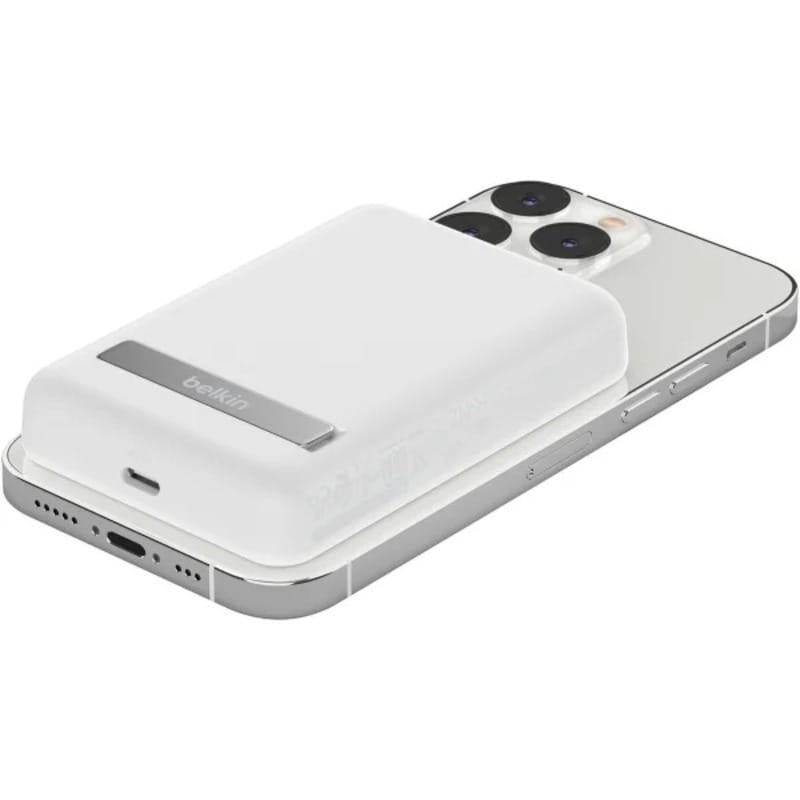 Универсальная мобильная батарея Belkin Power Bank 5000mAh MagSafe White (BPD004BTWT)