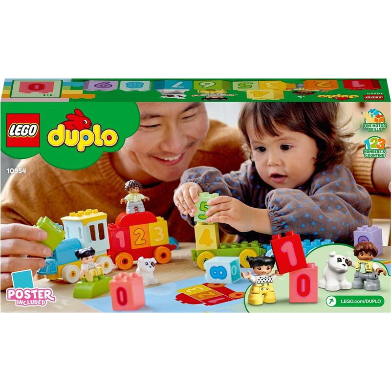Конструктор LEGO Duplo Потяг із цифрами – вчимося рахувати (10954)