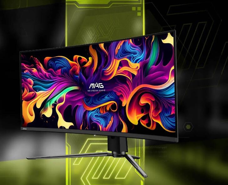 Монитор MSI 34" MAG 341CQP QD-OLED Black Curved 175Hz