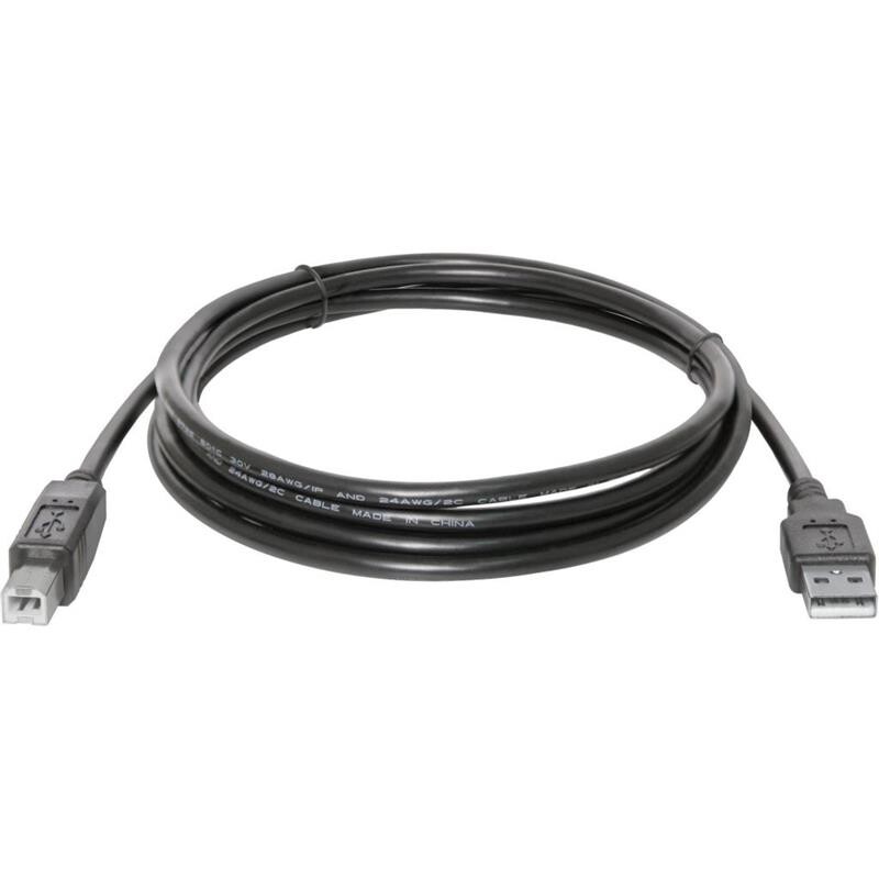 Кабель Defender USB04-06 USB2.0 AM-BM, 1.8м (83763), чорний