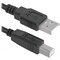 Фото - Кабель Defender USB04-17 USB2.0 AM-BM, 5м (83765), чорний | click.ua