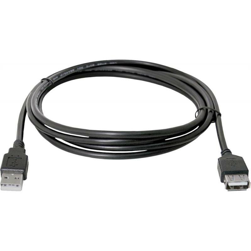 Кабель Defender USB02-10 USB 2.0 AM-AF 3 м, чорний (87453)