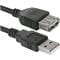 Фото - Кабель Defender USB02-10 USB 2.0 AM-AF 3 м, чорний (87453) | click.ua
