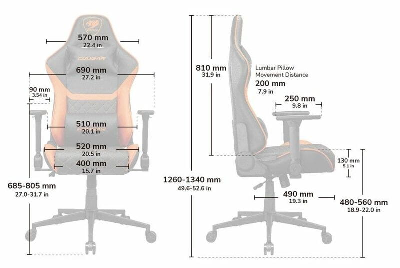 Кресло для геймеров Cougar Armor One V2 F