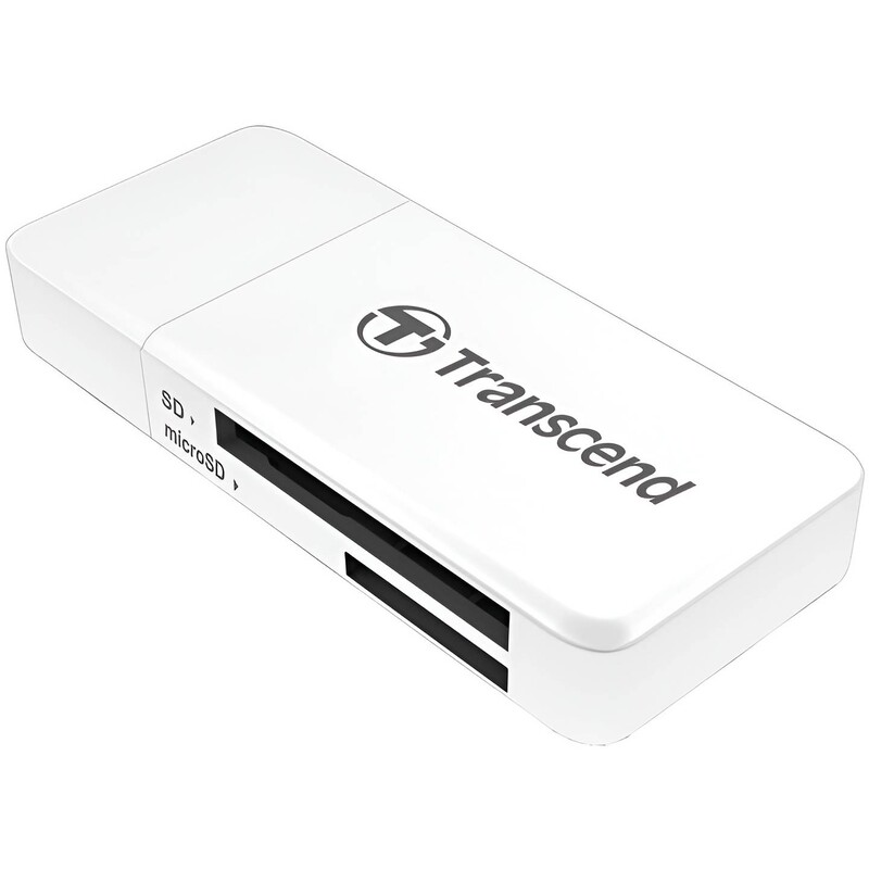 Кардридер Transcend (TS-RDF5W) 5-in-1 белый USB