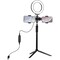 Фото - Кольцевая USB LED-лампа Puluz PKT3038 6.2" + штатив, удлинитель (PKT3038) | click.ua