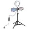 Фото - Кольцевая USB LED-лампа Puluz PKT3037 6.2" + штатив 0.7 м (PKT3037) | click.ua