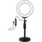 Фото - Кільцева USB RGBW LED-лампа Puluz PKT3047B 6.2" + настільне кріплення (PKT3047B) | click.ua