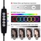 Фото - Кольцевая USB RGBW LED-лампа Puluz PKT3049B 4.7" + настольный штатив (PKT3049B) | click.ua