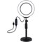 Фото - Кольцевая USB LED-лампа Puluz PU392 6.2" + настольное крепление 18-28 см (PU392) | click.ua